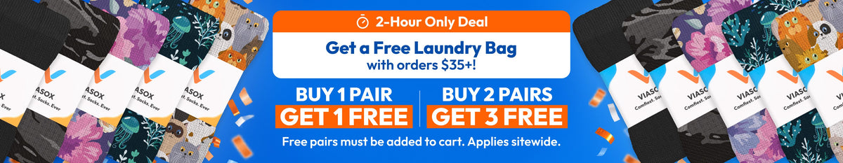 2-Hour Only Deal: free laundry bag with orders $35+, Buy 1 Get 1 Free or Buy 2 Get 3 Free