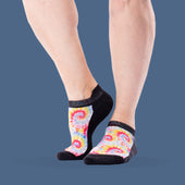 Tie-dye pattern ankle socks