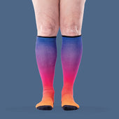 Colorful compression socks
