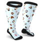 Socks with dog faces