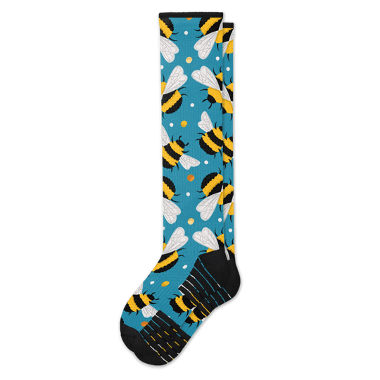 Bee Happy Compression Socks