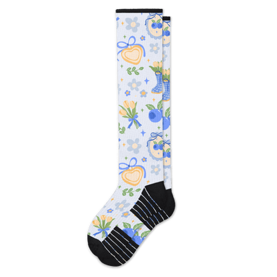 Berry Blue Compression Socks