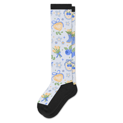 Berry Blue EasyStretch™ Socks