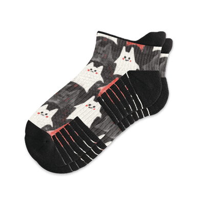 Boo Kitties Ankle Compression Socks