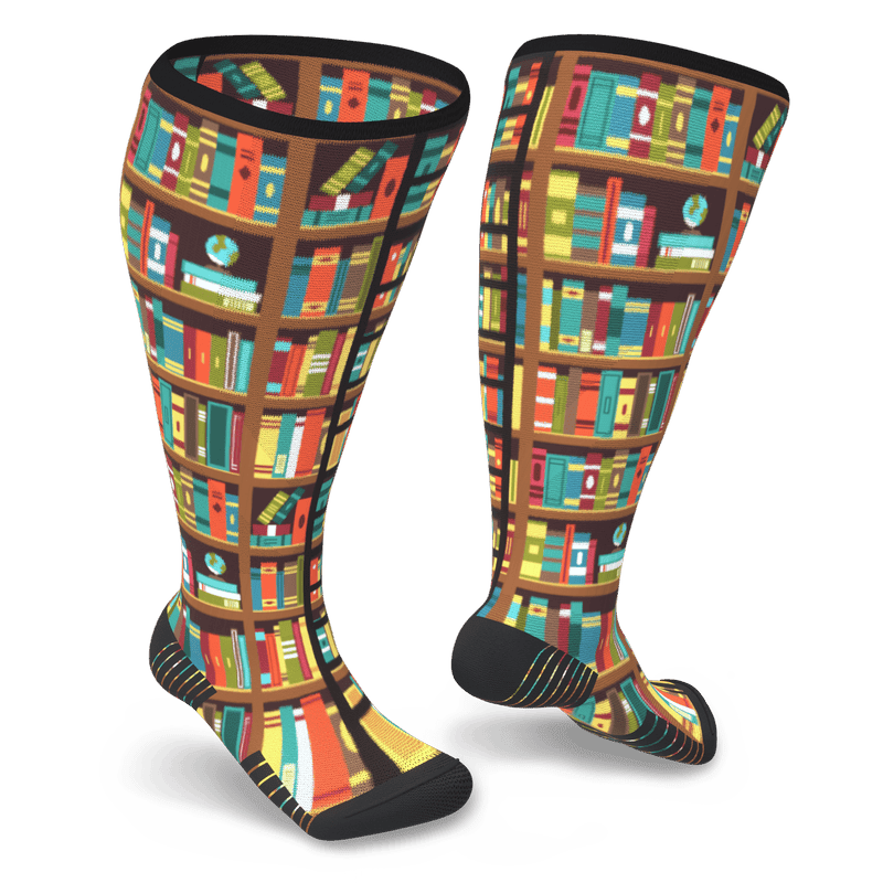 Bookworm Diabetic Compression Socks