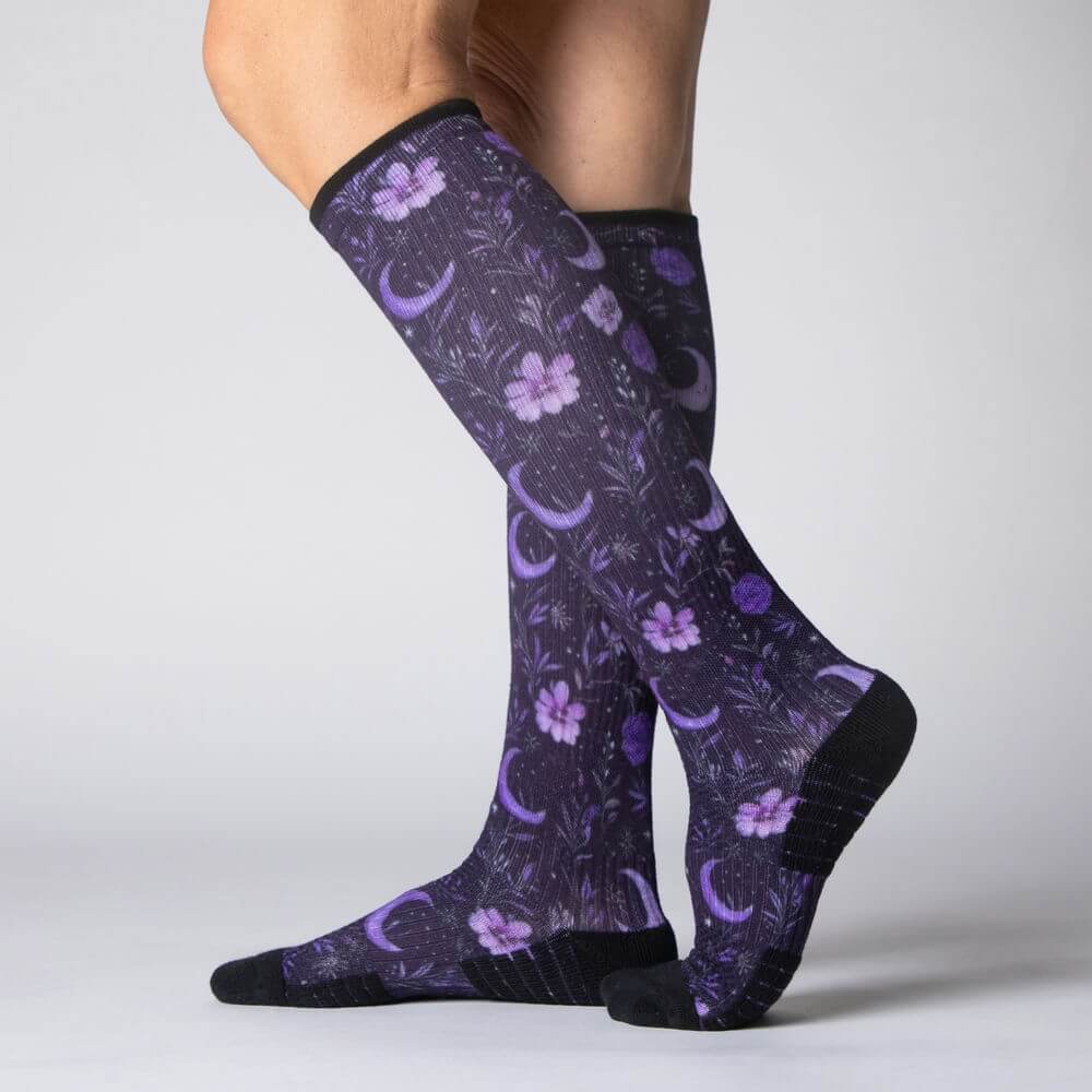 Purple Moon Compression Socks by Viasox for Comfort and Relief Purple Moon Compression Socks by Viasox for Comfort and Relief