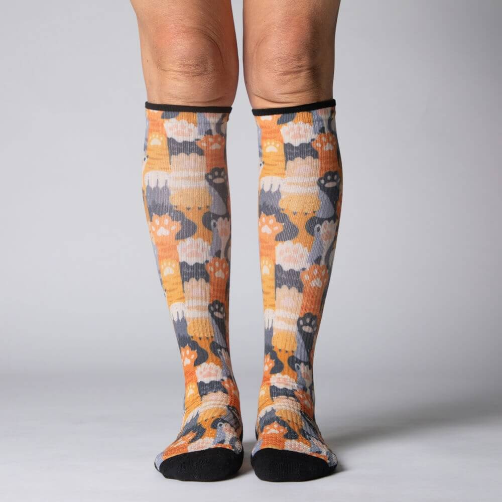 Cat Lovers Compression Socks 3-Pack Bundle by Viasox
