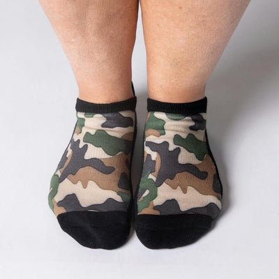 Viasox Army Camo Ankle Socks side view