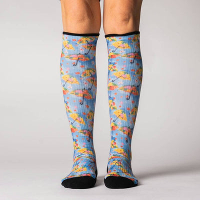Viasox Spring Showers Compression Socks side view