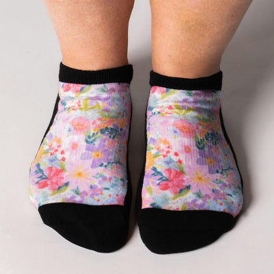 Viasox Bouquet Ankle Socks side view