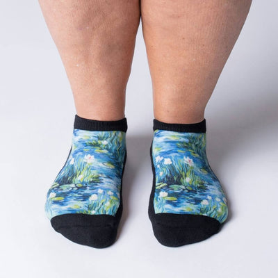 Viasox Water Lily Ankle Socks side view