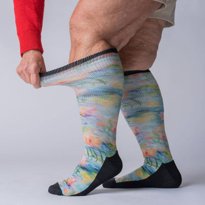 Viasox Pastel Pond EasyStretch™ Socks alternate view