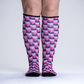 Candy Hearts Diabetic Compression Socks