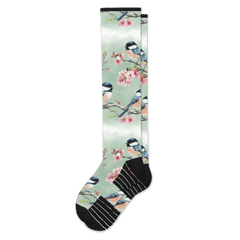 Chickadees Compression Socks