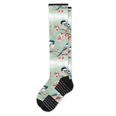 Chickadees Compression Socks