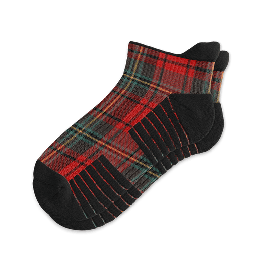 Christmas Plaid Ankle Compression Socks