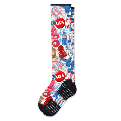 Classic Americana Compression Socks