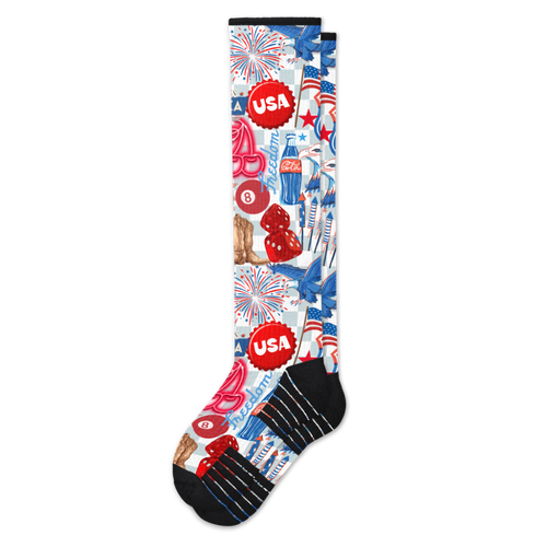 Classic Americana Compression Socks