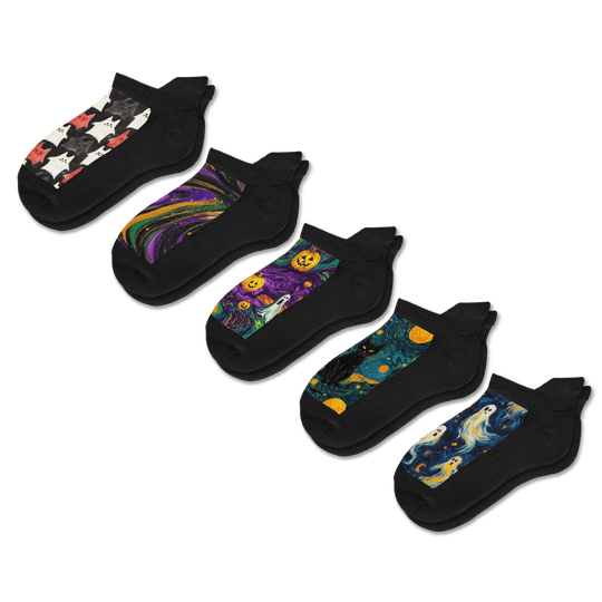 Haunted Hues Ankle Socks 5-Pack Bundle