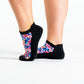 Flower Patch Diabetic Ankle Socks
