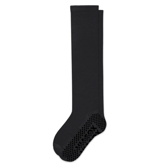 Black Compression Gripper Socks