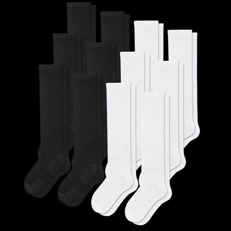 Basics Compression Socks Bundle 12-Pack