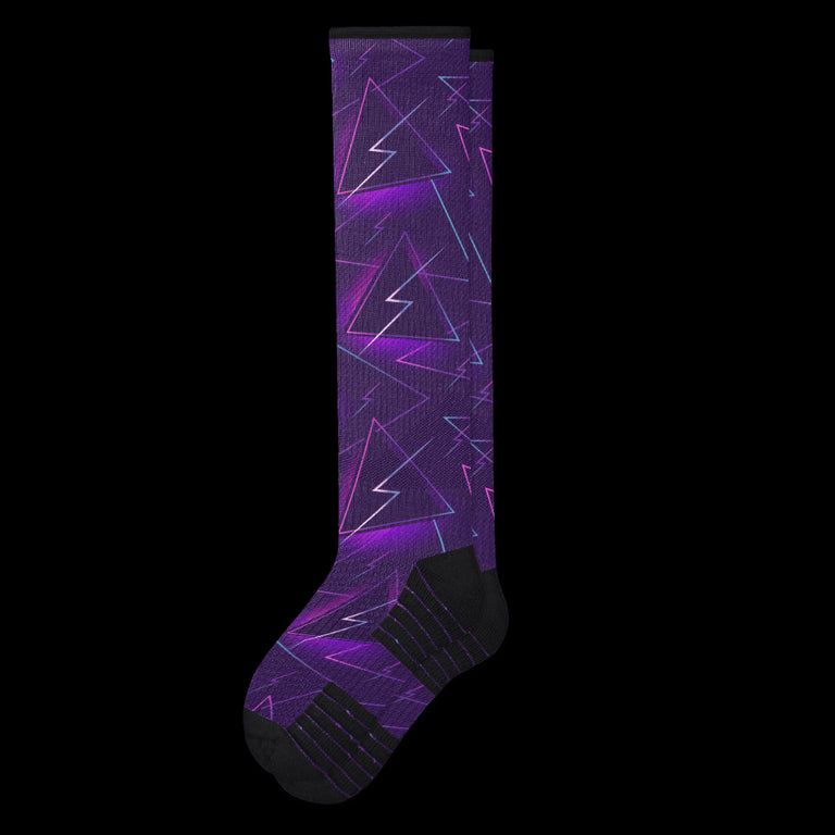 Purple Rain Compression Socks