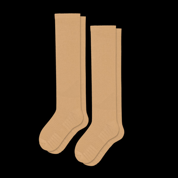Tan Compression Socks Bundle 2-Pack