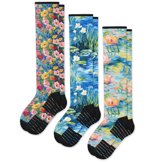 Brushstrokes Compression Socks Bundle 3-Pack