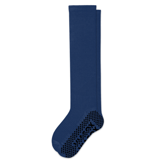 Navy Blue Compression Gripper Socks