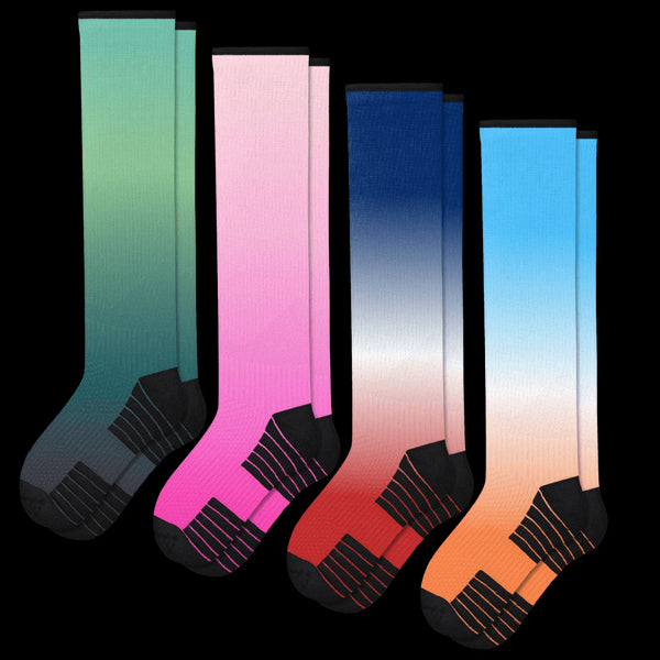 Gradient Compression Socks Bundle 4-Pack