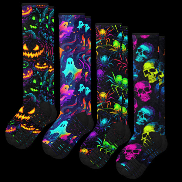 Halloween Compression Socks Bundle 4-Pack