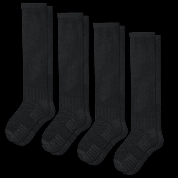 Black Compression Socks 4-Pack