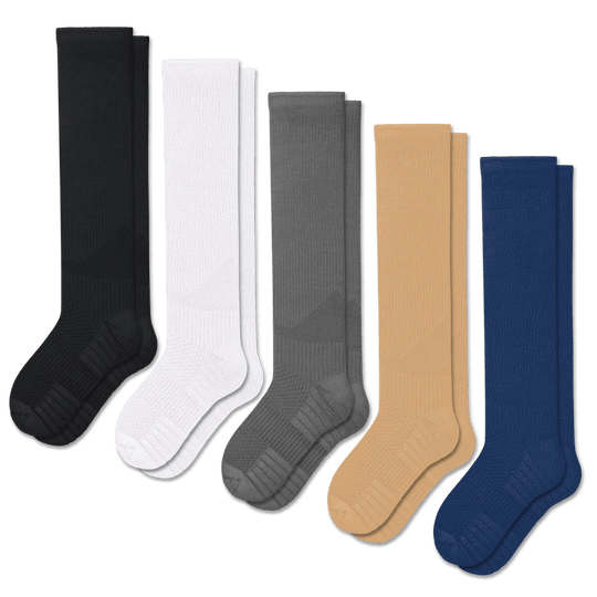 Solid Essentials Compression Socks Bundle 5-Pack