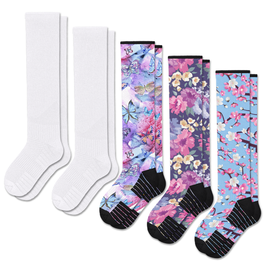 Blooming Brights Compression Socks Bundle 5-Pack
