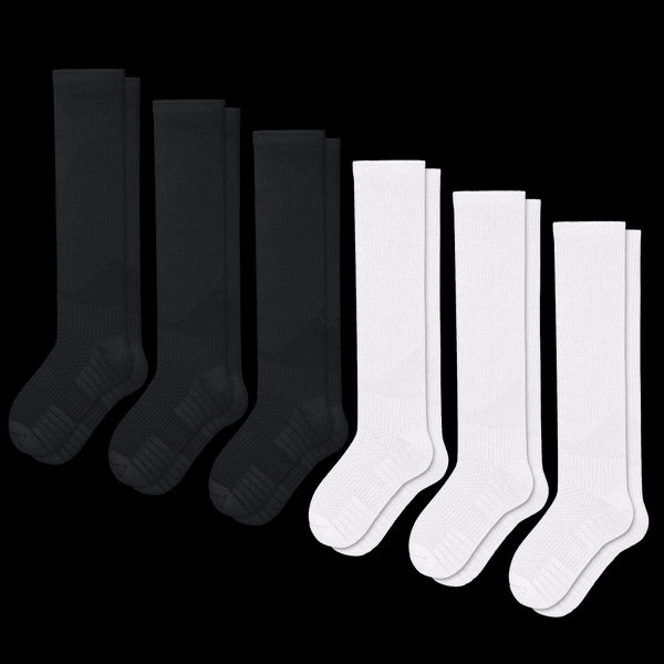 Basics Compression Socks Bundle 6-Pack