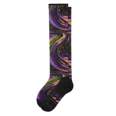 Cosmic Swirl Compression Socks