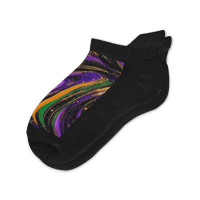 Cosmic Swirl Ankle Socks