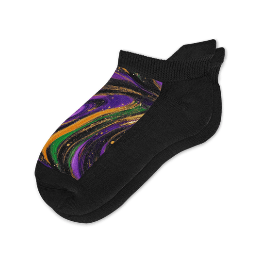 Cosmic Swirl Ankle Socks
