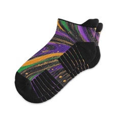 Cosmic Swirl Ankle Compression Socks
