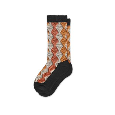 Crochet Leaves EasyStretch™ Socks