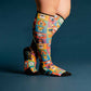 Colorful compression socks