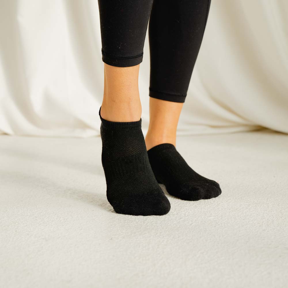 Ankle socks in black