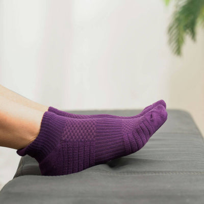 Viasox Royal Purple Ankle Compression Socks alternate view