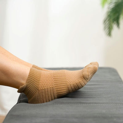 Viasox Tan Ankle Compression Socks alternate view
