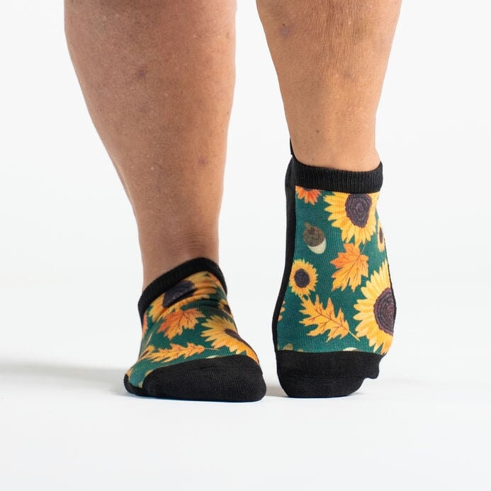 Sunflower Diabetic Ankle Socks