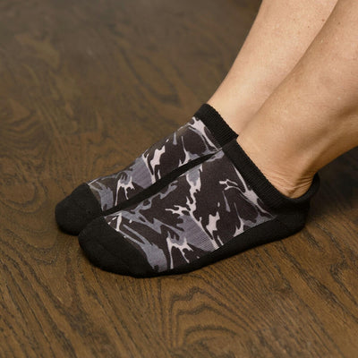 Viasox Camo Ankle Socks detail close-up