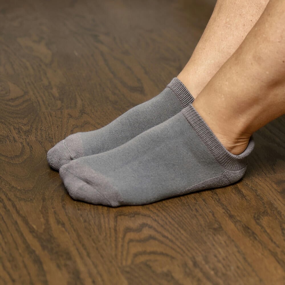 Grey Ankle Socks | Viasox Provides Comfort & Support