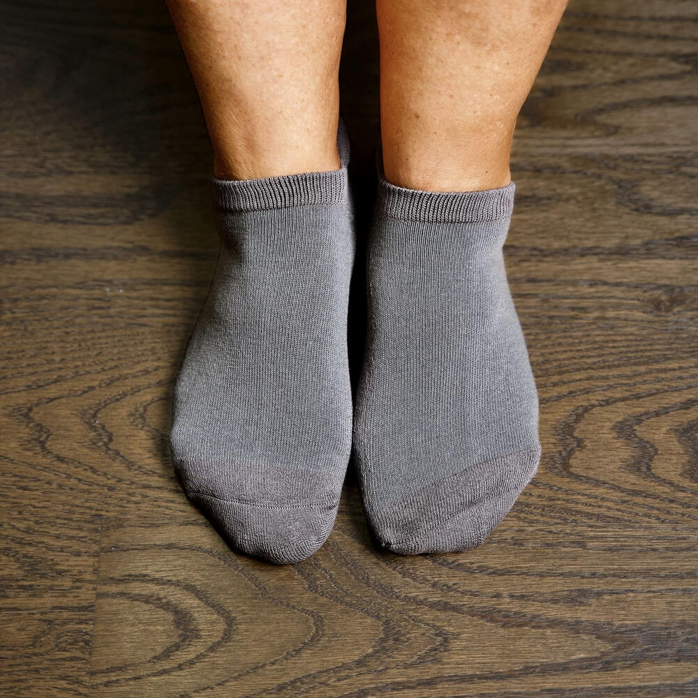 Grey Ankle Socks | Viasox Provides Comfort & Support