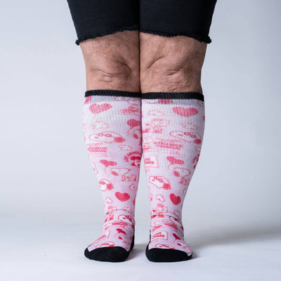 Viasox Love Stinks EasyStretch™ Socks stretched display